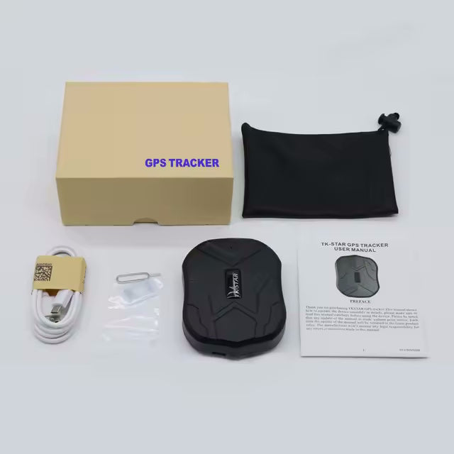 TKSTAR TK905 GPS Tracker – Complete Set voor Auto, Trailer & Waardevolle Bezittingen