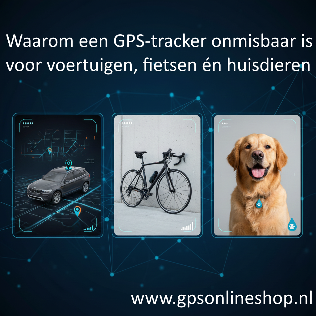 Waarom een gps tracker onmisbaar is voor voertuigen, fietsen en huisdieren.